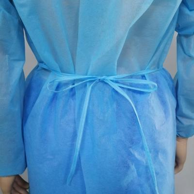 China Magic Tech SMS Sterile Neck Band Surgical/Disposable Surgeon Gowns Isolation Gown For Hospital for sale