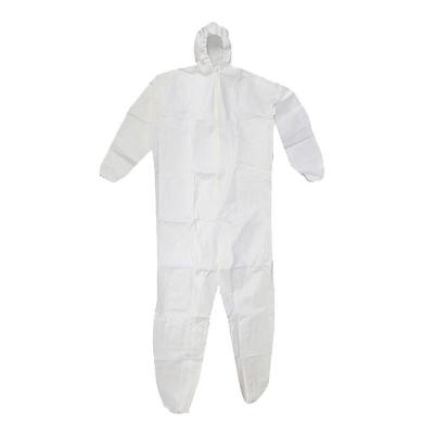 China SBPP/SMS/MICROPOROUS pp non woven polyethylene coverall disposable suit S/M/L/XL/XXXL for sale