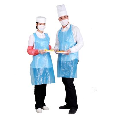 China Roll Or In The Hole Plastic Barber Pe Surgical Clothes Medical Cpe Haircut Apron Disposable for sale