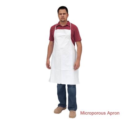 China 2021 New Cleaning Products Disposable Nonwoven Apron Hair Stylist Aprons For Wholesale for sale