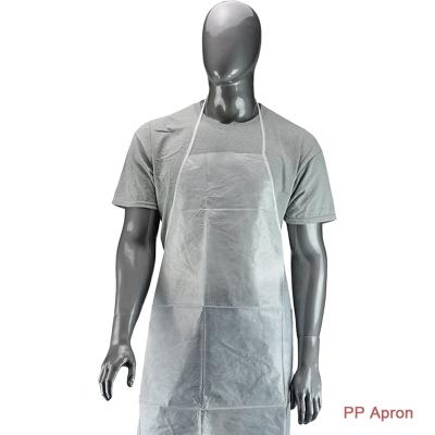 China Choice Cleaning Quality Kitchen Disposable PP Apron Long Waterproof Apron for sale