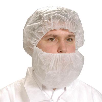 China Factory wholesale price breathable hot disposable nonwoven beard covers for men's beard hair net beard cover for sale