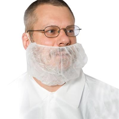 China 2021 Breathable New Style Food Industry Beard Cover PP Nonwoven Disposable Beardcover Good Quality for sale