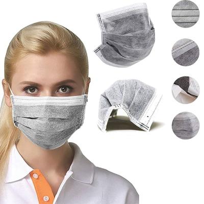 China Adult Popular New Product Disposable Black 4-Layer Face Mask Disposable Disposable Face Mask for sale