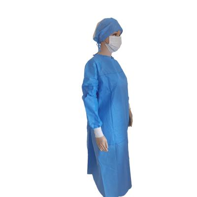 China Hosiptal Reinforced SMS 60g Sterile Disposable Surgical Gowns With Hand Towels for sale