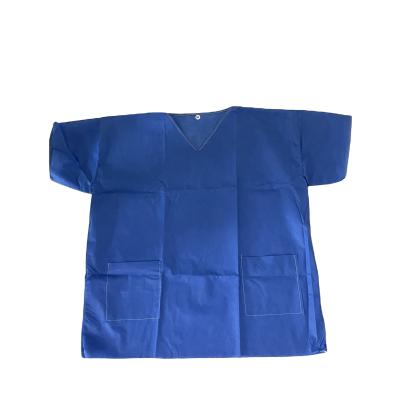 China Antistatic China Made Disposable Patient Gown Hospital Scrub Suit Hospital Uniform for sale