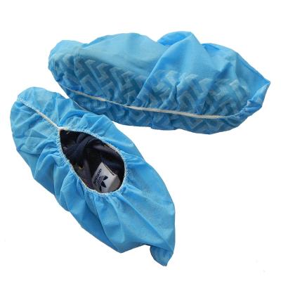 China Clean Room PP Nonwoven Non-Slip Shoe Cover For Cleanroom Food Factory for sale