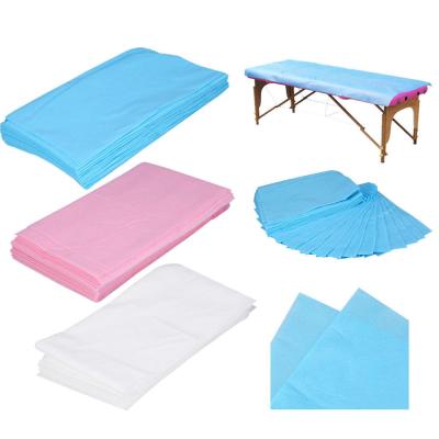 China High quality waterproof disposable sms/pp+pe bed sheet waterproof nonwoven cash/nonwoven sheets for sale