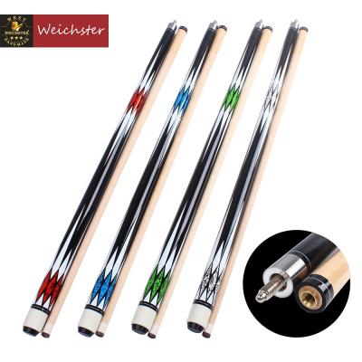 China Weichster 1/2 13mm Common Steel Pool Cue Carom Snooker Pool Cue Stick for sale