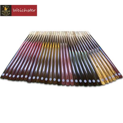 China Walnut Weichster Light Up Upgrade House Cue 10mm Quality One Billiard 1piece Model Handmade Billiard Cue 9.5mm for sale