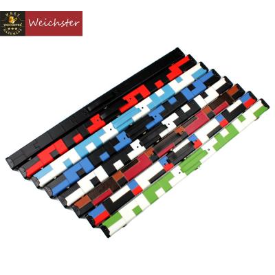 China 3/4 Cue Case Weichster 3/4 Hard Cue Case Handmade Billiard Pool Choose Your Favorite Patch Color for sale