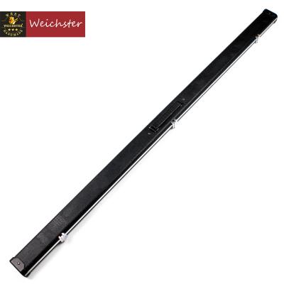 China 1 Piece Cue Case Weichster One 1 Piece Billiard Billiard Cue Case Crocodile Skin Black Aluminum Case for sale