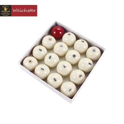 China Good Resin Quality 68mm Russian Pyramid Balls Set Eastern Europe Billiard Ball for sale