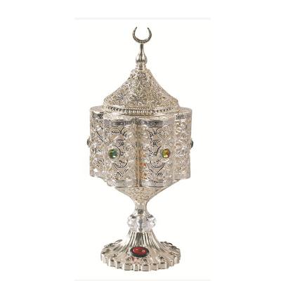 China 2022 Middle Eastern Style Church Metal Prayer Censer Gold Iron Metal Censer for sale