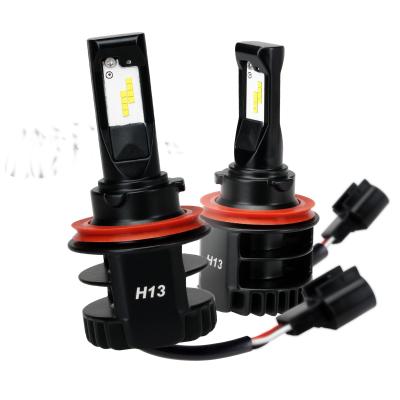 China Integrally formed aluminum tuff plus bulbs h13 12 volt led 6500K car headlight bulbs car auto lighting system for sale