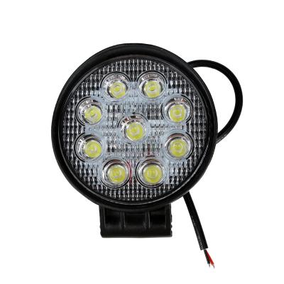 China Tuff Plus Emark EMC 27W Round Projector Car Vehicle Head Lamp Led Working Light 4.3 Inch (Round) for sale