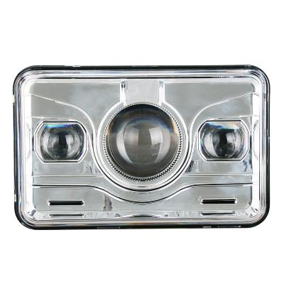 China Black Car Square Over 4x6 Inch Eye Tuff Night Housing 12V 24V Trucks Led Headlights A0105 for sale