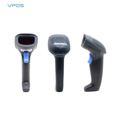 China handheld QR code Scanner Android Barcode Scanning Gun 1D USB handheld barcode scanner A4 paper for sale