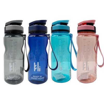 China Amazon Success 600ml Water Bottle Viable Bpa Tritan Free Drink Bottle Portable Plastic Water Bottles for sale