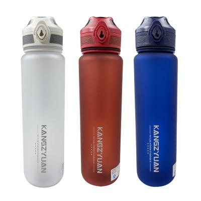 China Hot Selling Sustainable Water Bottle 1000ml Bpa Free Tritan Bottle Portable Plastic Water Bottles for sale