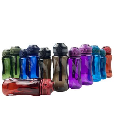 China Hot Selling Sustainable Travel Water Bottle Bpa Free Tritan Bottle Portable Plastic Water Bottles for sale