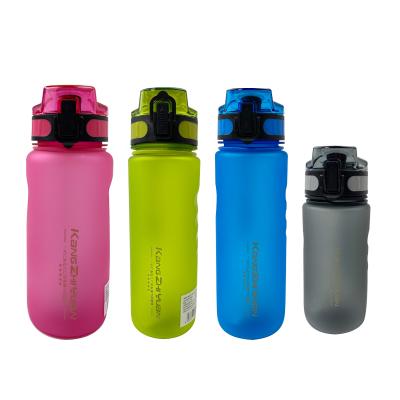 China Sustainable Amazon Success 650ml Bpa Tritan Free Plastic Drink Bottle Portable Plastic Water Bottles for sale