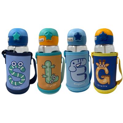 China 700ml Bpa Free Sustainable Plastic Drink Bottle Portable Kids Water Bottle for sale