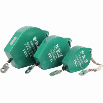 China 1T Retractable Fall Arrester 10m Wire Rope Body Harness for sale