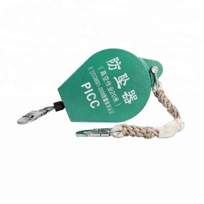 China 500kg Retractable Fall Arrest System 5m Steel Wire Rope for sale