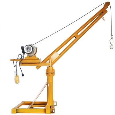 China 360 Degree Mini Lifting Crane , Hotels Mini Hoist Crane 500kg for sale