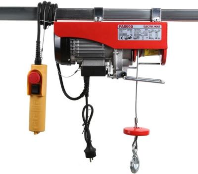 China 18m 250/500kg Extended Wire Rope Electric Hoist 220v for sale