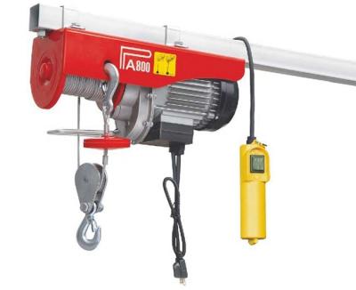 China UL Capacity Small Wire Rope Electric Cable Hoist PA800B 880/1760lb for sale