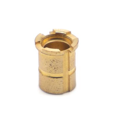 China Fiber optic connector parts CNC machining factory in China produce precision brass fiber optic connector parts for sale