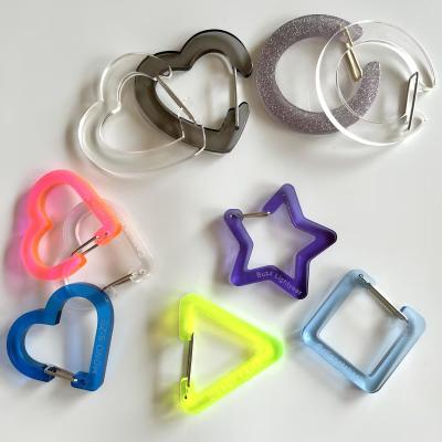 China key chain hanger acrylic clear hanger ins hanger for sale