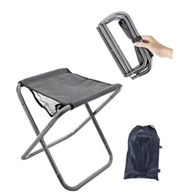 China Large folding camping stool with carrying bag aluminium alloy post for sale