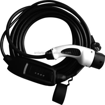 China Multi-Purpose Type Single Phase EVSE 16A - 2 EV Car Charger Charging Cable for sale