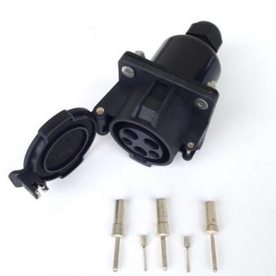 China Type 1/SAE J1772 16A Industrial Electric Vehicle Charging/Inlet Plug for sale