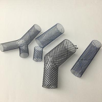 China CE ISO Non Vascular Nitinol Trachea Bronchus Stent Y Shaped Silicon Covered for sale