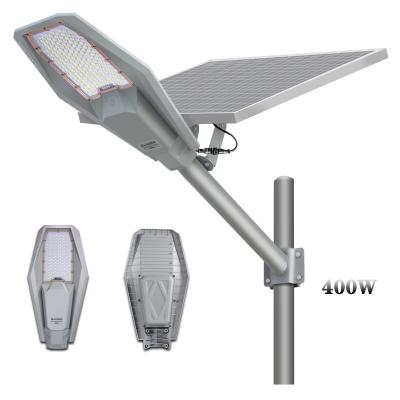 China ROAD Outdoor LED Street Light IP66 Solar Panel Smart Street Light With 400W Battery For Backyard for sale