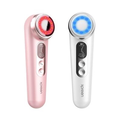 China Face Lift Beauty Skin Care EMS Led Therapy Light Face Lift Device Ion Face Skin Tightening Massager for sale