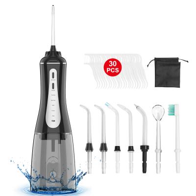 China 2021 Teeth Irrigation Cordless Water Cleaning Flosser Effectively Water Selection Portable Dental Oral Flosser Oral Irrigator for sale