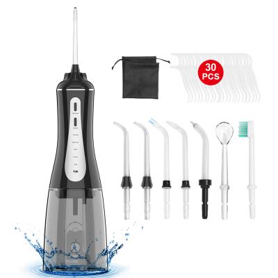 China Best-selling Portable Electric Oral Irrigator Dentales Water Cleaning Oral Cordless Dentales Water Flosser Effectively Cleaning Teeth Cleaner 300ml for sale