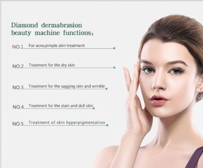 China Portable Microdermabrsion Skin Diamonddevice Scrub and Sniff Blackhead Microdermabrasion Peeling Machine for sale