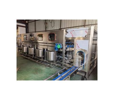 China 5 Gallon 20L Mineral Water Bottling Line with Normal Pressure Filling for sale