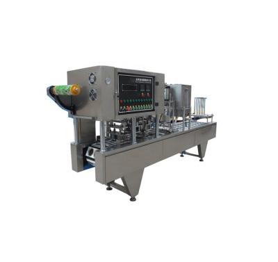 China Highly Ice Cream Cup Filling and Sealing Machine with Max. Air Consumption 0.5m3/min for sale