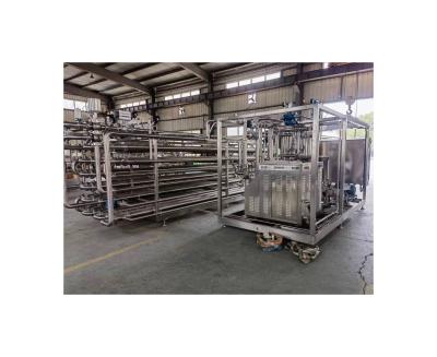 China Inlet Temperature 20-30°C Concentrate Fruit Puree Tube Tube Sterilizer Machine 2500 KG for sale