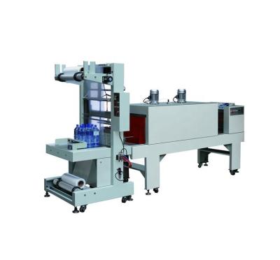 China Semi Automatic Oil Bottles Wrapping Machine with Heat Shrink Tunnel and PE Film Type for sale