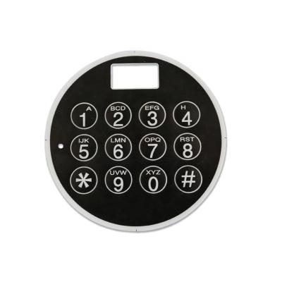 China Telecommunication Equipment Customized OEM Service Factory Sales Tactile Control Graphic Overlay Waterproof Membrane Switch For Bank Appliance Control for sale