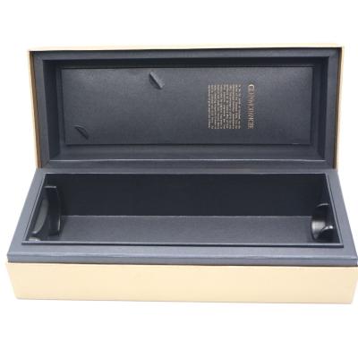 China Recyclable Custom Environmental Friendly Wine Box With PP Tray Wine Bottle Gift Box Packing Packaging Box for sale