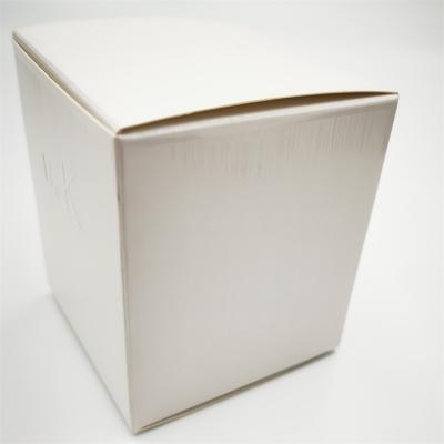 China Custom Recyclable Logo Printed Craft White Cube Wholesale Custom Paper Box Packaging Cheap White Cardboard Paper Box for sale